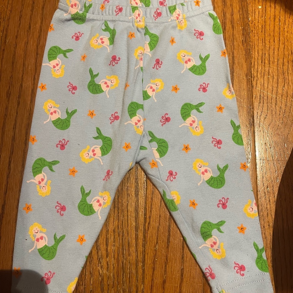 Gymboree Baby Mermaid Pajama Bottoms Size 3-6 Months